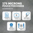 Fellowes Protect175 Laminating Pouch A4 350 Micron Total Thickness Gloss (Pack of 100) 53087