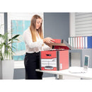 Bankers Box Premium Tall Storage Box Red (Pack of 5) 7260706