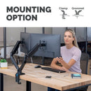 Fellowes Platinum Series Dual Monitor Arm Black 8042501