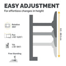 Fellowes Seasa Freestanding Dual Stacking Monitor Arm 8044001