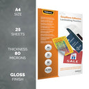 Fellowes Admire EasyMove Laminating Pouch A4 160 Micron Total Thickness (Pack of 25) 5601701