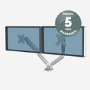 Fellowes Platinum Series Dual Monitor Arm Silver 8056501