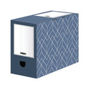Bankers Box Decor Transfer File 150mm Slate Blue (Pack of 5) 4483901