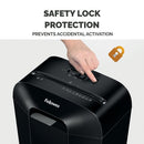 Fellowes Powershred LX25 Cross-Cut P-4 Shredder Black 4171101