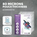 Fellowes Laminating Pouches 160 Micron Total Thickness Gloss A4 (Pack of 500) 100142462
