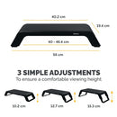 Fellowes Hana Monitor Stand Black 100016996