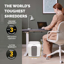 Fellowes Powershred LX25 Cross-Cut Shredder White 100110063