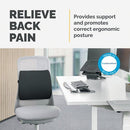 Fellowes Comfort Back Cushion Black 100119852