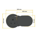 Fellowes Power Spot Type G UK/IE 1 Socket and 1 USB C Port Black 100136977