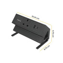 Fellowes Power Desk Type G UK/IE 1 Socket 1 USB-A + 1 USB-C Port Black 100136980