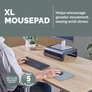 Fellowes Breyta XL Fabric Mouse Pad Marine 100139317