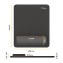 Fellowes Breyta Standard Mouse Pad Wrist Rest Black 100142555