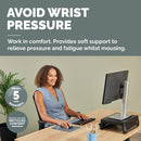 Fellowes Breyta Standard Mouse Pad Wrist Rest Marine 100142557