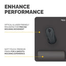 Fellowes Breyta XL Mouse Pad Wrist Rest Black 100142560