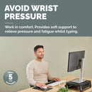 Fellowes Breyta Keyboard Wrist Rest Black 100142575