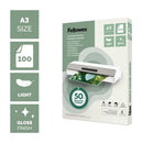 Fellowes Recycled Laminating Pouches 80 Micron A3 Gloss (Pack of 100) 100142988