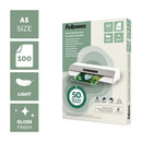 Fellowes Recycled Laminating Pouches 80 Micron A5 Gloss (Pack of 100) 100143440