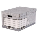 Bankers Box System Flip Top Storage Box Grey (Pack of 10) 01815