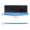 Fellowes Crystals Gel Keyboard Wrist Support Blue 9113701