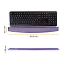 Fellowes Crystals Gel Keyboard Wrist Support Purple 91437