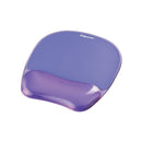 Fellowes Crystals Gel Mouse Pad Purple 9144103