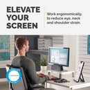 Fellowes Standard Monitor Stand Platinum 91712