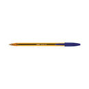Bic Cristal Fine Ballpoint Pen Blue (50 Pack) 872730
