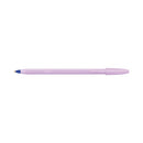 Bic Cristal Ball Pen Assorted Pastel Barrel Blue Ink (Pack of 5) 302561