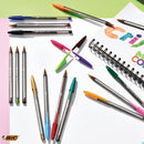 Bic Cristal Fun Ballpoint Pen Large Purple (20 Pack) 929055