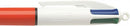 Bic 4 Colours Ballpoint Pen Orange Barrel Fine (Pack of 12) 982867