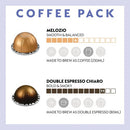 Nespresso Vertuo Pop Coffee Machine Bundle Pack Black ENV90.B + Caps