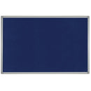 Bi-Office Aluminium Trim Felt Noticeboard 600x450mm Blue FB0443186