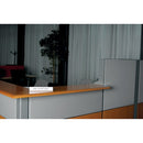 Bi-Office Drywipe Desk Nameplate 60x220x20mm White NPL01011