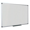Bi-Office Maya Magnetic Whiteboard Gridded 900x600mm MA0347170