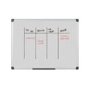 Bi-Office Maya Magnetic Whiteboard Gridded 900x600mm MA0347170
