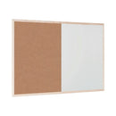 Bi-Office Cork And Drywipe Combination Board 600x400mm Mx03001010