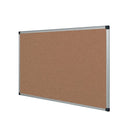 Bi-Office Aluminium Frame Cork Noticeboard 900x600mm CA031170