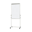 Bi-Office White Portable Duo Board And Flipchart Easel EA4724075
