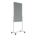 Bi-Office White Portable Duo Board And Flipchart Easel EA4724075
