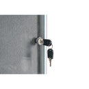 Bi-Office Enclore Felt Indoor Lockable Glazed Case 720x981x35mm Grey VT630103150