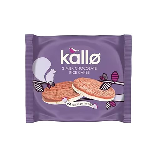 Kallo 2 Milk Chocolate Rice Cakes 33g (Pack of 30) 133915 – UK Business ...