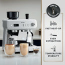 Breville Barista Max+ Bean To Cup Coffee Machine Silver VCF153