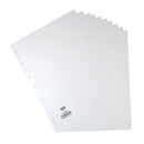 Elba 10-Part Divider 160Gsm Manilla Multipunched A4 White 100204881