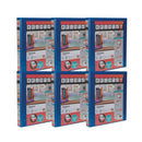 Elba Panorama 25mm 4 D-Ring Presentation Binder A4 Blue (6 Pack) 400008415