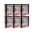 Elba Panorama 40mm 4 D-Ring Presentation Binder A4 Black (6 Pack) 400008417
