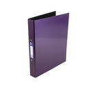 Oxford 25mm 2 O-Ring Binder Laminated A4 Plus Purple 400017758