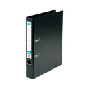 Elba 50Mm Lever Arch File Plastic A4 Black 100202102