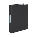 Elba 25mm Ring Binder Paper Over Board A4 Black (10 Pack) 400033495