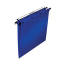 Elba Vertical Foolscap Suspension Files PP Blue (Pack of 25) 100330370