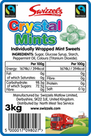 Swizzels Crystal Mints 3kg | Bulk Bag Boiled Mint Sweets